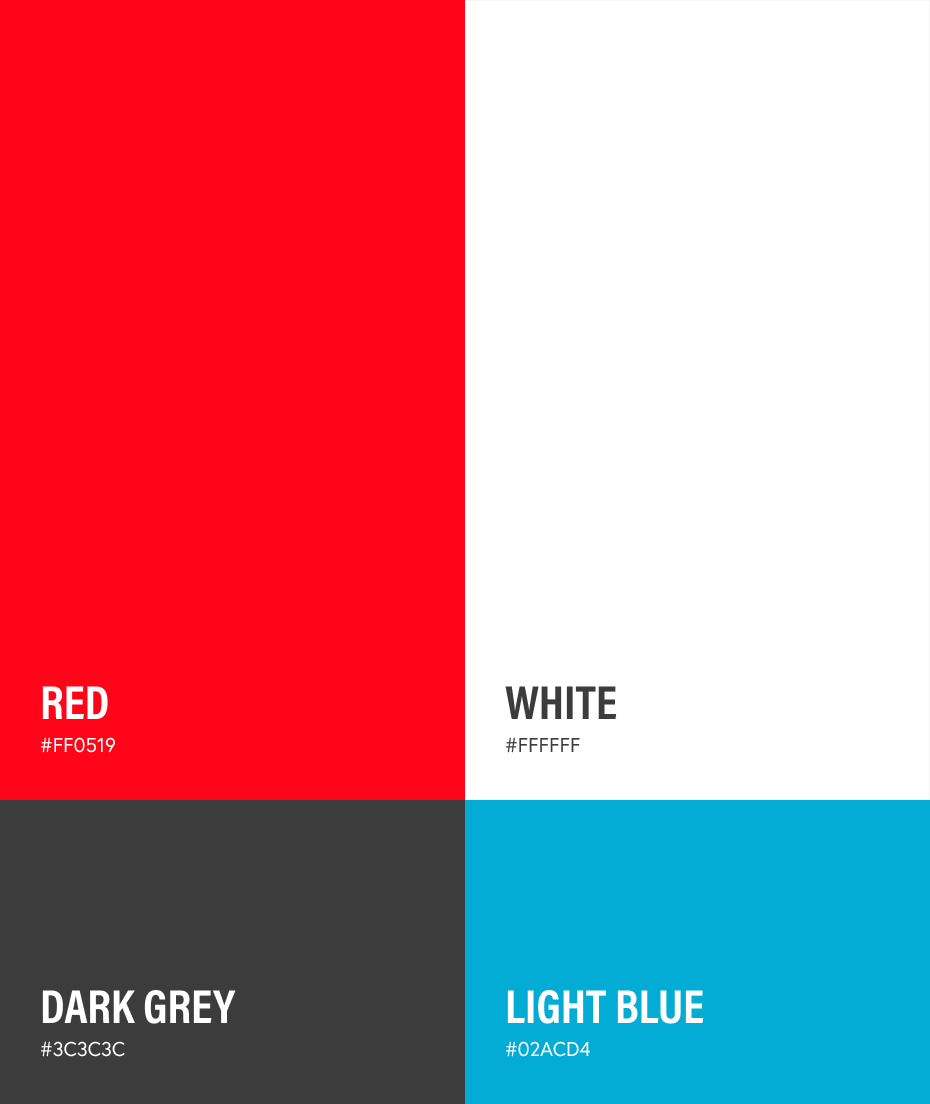 New York Sports Clubs website Colour Guide