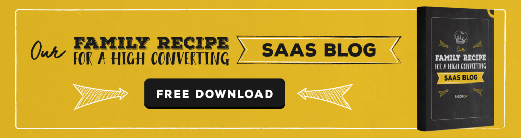 Recipe for a High Converting SaaS Blog