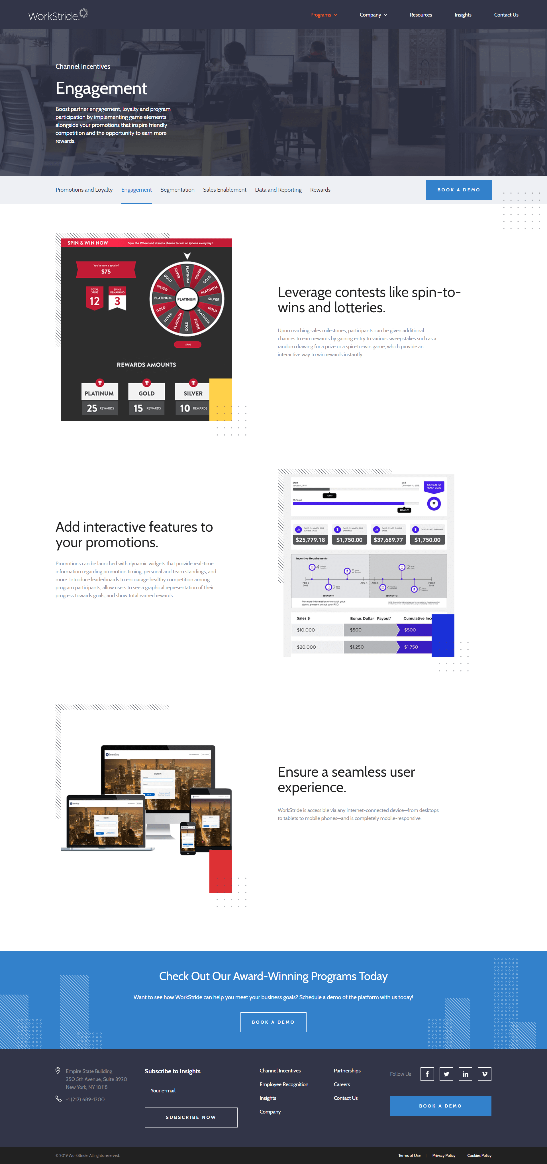 WorkStride's Inner Page Design & Development